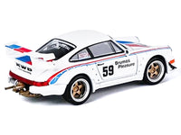 RWB 964 #59 "Brumos Pleasure" White with Red and Blue Stripes "KitGo Base" Series 1/64 Diecast Model Car by Model Model image 3