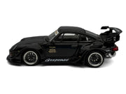 RWB 993 "Gespenst" Black 1/64 Diecast Model Car by Model Model image 2