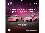 RWB 993 #68 "Hooters" Matt Pink 1/64 Diecast Model Car by Model Model image 3