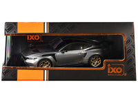 2025 Ford Mustang GTD Gray Metallic with Black Top 1/43 Diecast Model by IXO Models image 3