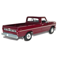 Skill 3 Model Kit 1970 Ford F-100 Custom Cab 4x4 Pickup Truck 1/25 Scale Model by Moebius image 4