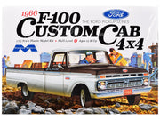 Skill 3 Model Kit 1966 Ford F-100 Custom Cab 4x4 Pickup Truck 1/25 Scale Model by Moebius– product image 1