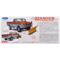 Skill 3 Model Kit 1972 Ford F-250 Ranger XLT Pickup Truck with Snow Plow 1/25 Scale Model by Moebius image 3