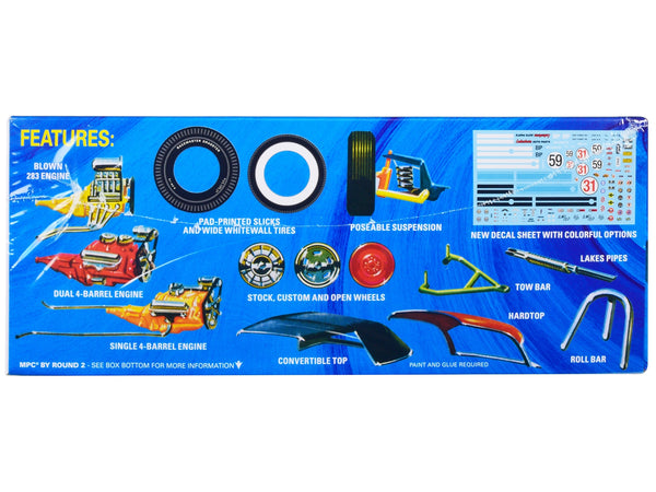 Skill 2 Model Kit 1960 Chevrolet Corvette 7-in-1 Kit 1/25 Scale Model by MPC image 2