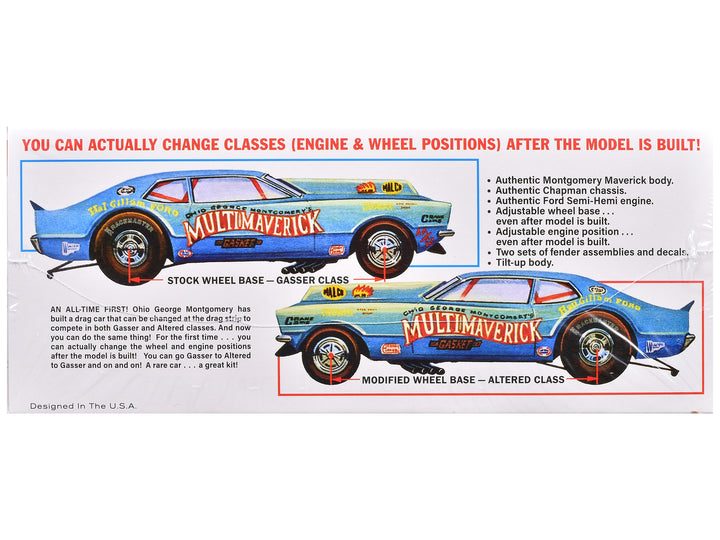 Skill 2 Model Kit "Ohio" George Montgomery's Multi Maverick Funny Car 1/25 Scale Model by MPC image 2