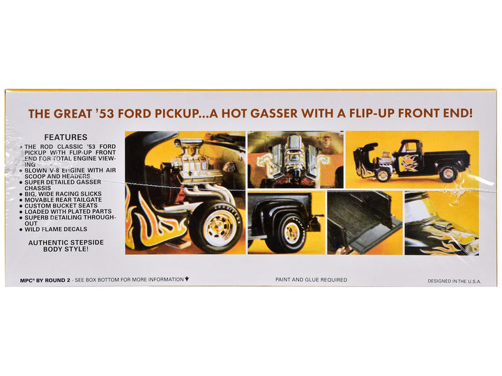 Skill 2 Model Kit 1953 Ford Stepside Pickup Truck 1/25 Scale Model by MPC image 2