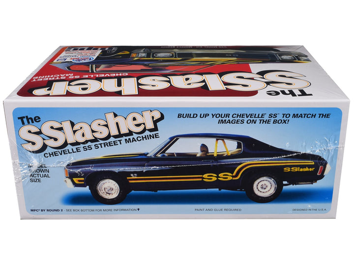 Skill 2 Model Kit Chevrolet Chevelle SS Street Machine "The SSlasher" 1/25 Scale Model by MPC image 2