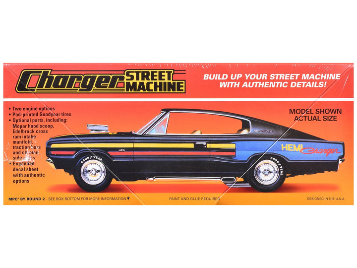 Skill 2 Model Kit 1967 Dodge Charger Street Machine 1/25 Scale Model by MPC image 2