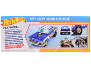 Skill 2 Model Kit 1957 Chevrolet Sedan Flip-Nose "Hot Wheels" 1/25 Scale Model by MPC image 2