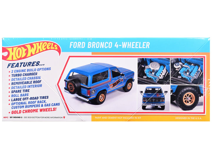 Skill 2 Model Kit Ford Bronco 4-Wheeler "Hot Wheels" 1/25 Plastic Model by MPC image 2