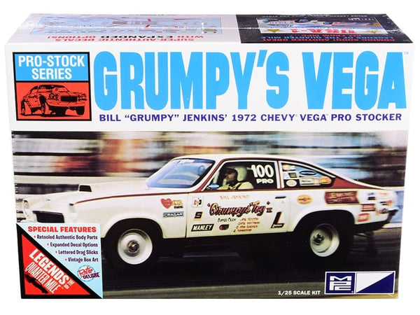 MPC 1972 Chevrolet Vega Pro Stock Bill Grumpy Jenkins model kit 1:25 MPC877, product image 1