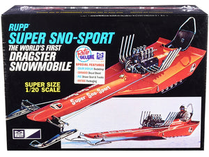 MPC Rupp Super Sno-Sport snowmobile dragster, 1:20 scale model kit MPC961