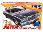 Skill 2 Model Kit 1980 Chevrolet Monte Carlo "Class Action" with Motorcycle and Trailer (Skill 2) 1/25 Scale Model Car by MPC image 3