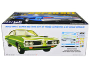 Skill 2 Model Kit 1970 Dodge Coronet Super Bee 1/25 Scale Model by MPC image 2
