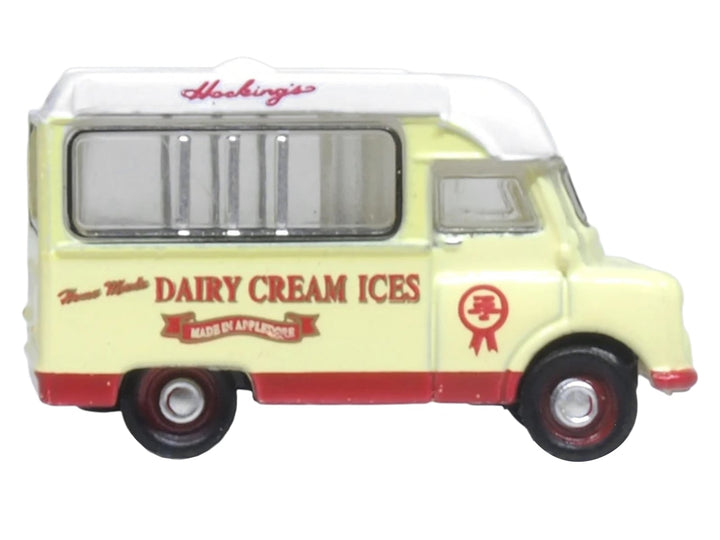 Bedford CA Ice Cream Van "Hockings Dairy Cream Ice" Cream with White Top 1/148 (N) Scale Diecast Model Car by Oxford Diecast image 2
