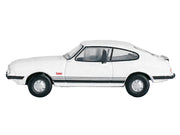 Ford Capri Mk3 RHD (Right Hand Drive) Diamond White with Black Stripes 1/148 (N) Scale Diecast Model Car by Oxford Diecast image 2