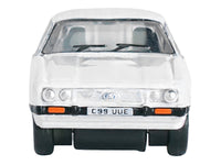 Ford Capri Mk3 RHD (Right Hand Drive) Diamond White with Black Stripes 1/148 (N) Scale Diecast Model Car by Oxford Diecast image 3