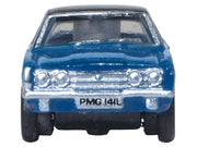 Ford Cortina MKIII RHD (Right Hand Drive) Electric Monza Blue with Black Top 1/148 (N) Scale Diecast Model Car by Oxford Diecast image 3