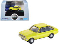 Oxford Diecast Ford Escort Mk2 RHD Signal Yellow 1:148 N scale NESC002, product image 1