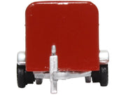 Livestock Trailer Red 1/148 (N) Scale Diecast Model Car by Oxford Diecast image 3