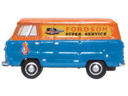 Ford 400E Van RHD (Right Hand Drive) "Fordson Super Service" Blue and Orange 1/148 (N) Scale Diecast Model Car by Oxford Diecast image 2