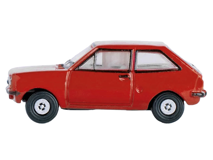 Ford Fiesta Mk1 RHD (Right Hand Drive) Venetian Red 1/148 (N) Scale Diecast Model Car by Oxford Diecast image 2