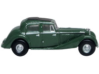 Jaguar SS RHD (Right Hand Drive) Suede Green with Black Top 1/148 (N) Scale Diecast Model Car by Oxford Diecast image 3