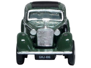 Jaguar SS RHD (Right Hand Drive) Suede Green with Black Top 1/148 (N) Scale Diecast Model Car by Oxford Diecast image 4