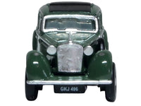 Jaguar SS RHD (Right Hand Drive) Suede Green with Black Top 1/148 (N) Scale Diecast Model Car by Oxford Diecast image 4