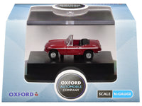 MG MGB Roadster RHD (Right Hand Drive) Tartan Red 1/148 (N) Scale Diecast Model Car by Oxford Diecast image 3