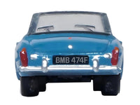 MG MGB Roadster RHD (Right Hand Drive) Iris Blue 1/148 (N) Scale Diecast Model Car by Oxford Diecast image 4