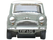 Mini Classic Tweed Gray with Cream Top 1/148 (N) Scale Diecast Model Car by Oxford Diecast image 3