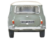 Mini Classic Tweed Gray with Cream Top 1/148 (N) Scale Diecast Model Car by Oxford Diecast image 4