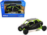 Polaris RZR Pro R UTV Black and Lime Green Diecast Model by New Ray image 2