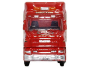 Scania T-Cab Truck RHD (Right Hand Drive) with Lowboy Trailer "Sandy Kydd" Red with Stripes 1/148 (N) Scale Diecast Model Car by Oxford Diecast image 3