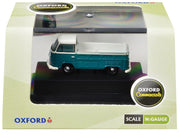 Volkswagen T2 Pickup Truck Emerald Green and Arkona White 1/148 (N) Scale Diecast Model Car by Oxford Diecast image 3