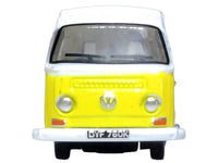 Volkswagen T2 Bay Window Camper Van Saturn Yellow and White 1/148 (N) Scale Diecast Model Car by Oxford Diecast image 4