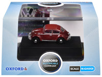 Volkswagen Beetle Ruby Red 1/148 (N) Scale Diecast Model Car by Oxford Diecast image 3