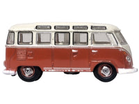 Volkswagen T1 Samba Bus Sealing Wax Red and Gray 1/148 (N) Scale Diecast Model Car by Oxford Diecast image 3