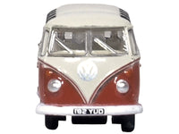 Volkswagen T1 Samba Bus Sealing Wax Red and Gray 1/148 (N) Scale Diecast Model Car by Oxford Diecast image 4