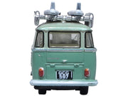 Volkswagen T1 Samba Bus RHD (Right Hand Drive) Green Two-Tone with Surfboards on Roof Rack 1/148 (N) Scale Diecast Model Car by Oxford Diecast image 4