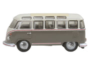 Volkswagen T1 Samba Bus Mouse Grey and Pearl White with Red Stripes 1/148 (N) Scale Diecast Model Car by Oxford Diecast image 2
