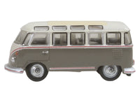 Volkswagen T1 Samba Bus Mouse Grey and Pearl White with Red Stripes 1/148 (N) Scale Diecast Model Car by Oxford Diecast image 2