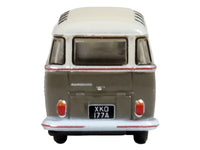 Volkswagen T1 Samba Bus Mouse Grey and Pearl White with Red Stripes 1/148 (N) Scale Diecast Model Car by Oxford Diecast image 5