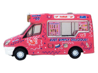 Whitby Mondial Ice Cream Van "Tonibell" Pink with Graphics 1/76 (OO) Scale Diecast Model Car by Oxford Diecast image 2