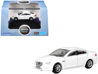 Oxford Jaguar XF Polaris White right-hand drive 1:148 N scale NXF005, product image 1