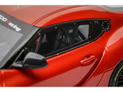 2023 Toyota Supra GT4 100 Edition Plasma Orange Metallic Limited Edition to 999 pieces Worldwide 1/18 Model Car by Otto Mobile image 3
