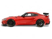 2023 Toyota Supra GT4 100 Edition Plasma Orange Metallic Limited Edition to 999 pieces Worldwide 1/18 Model Car by Otto Mobile image 4