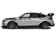 2024 Honda Civic Type R Mugen Group B RHD (Right Hand Drive) Matt Silver Metallic with Black Hood Limited Edition to 999 pieces Worldwide 1/18 Model Car by Otto Mobile image 4