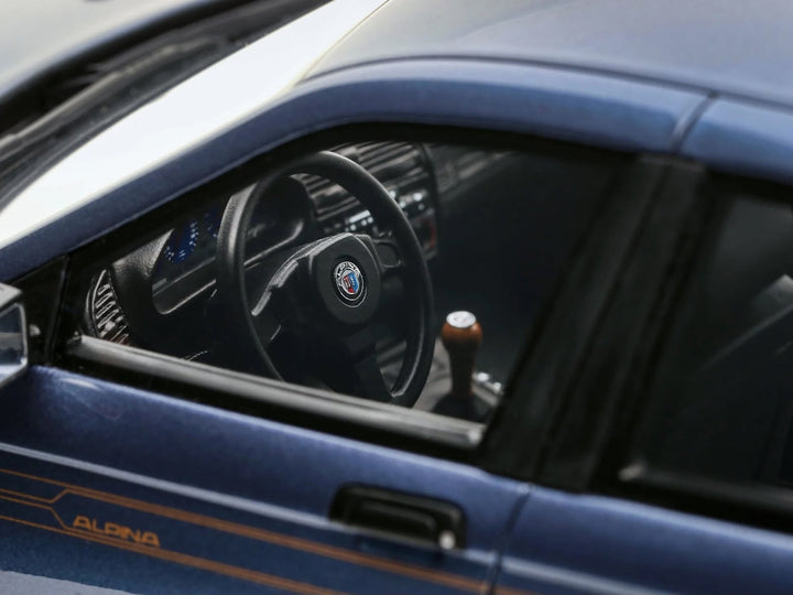 1992 BMW Alpina B6 2.8 Alpina Blue Metallic Limited Edition to 2500 pieces Worldwide 1/18 Model Car by Otto Mobile image 2
